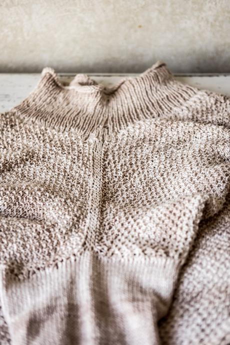 Handgemacht DIY - lässigen Pullover aus Baumwollgarn stricken by fim.works
