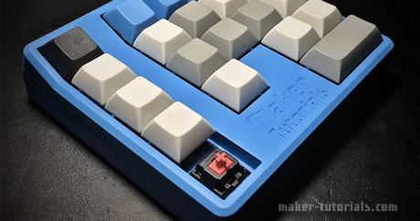 Gamepad/Macro Pad mit Mechanische Cherry MX Tasten 3D drucken – Arduino Pro Micro