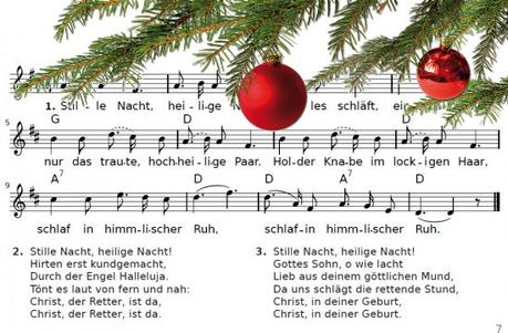 Kostenlose Weihnachtslieder (Noten+Texte) aus dem Internet