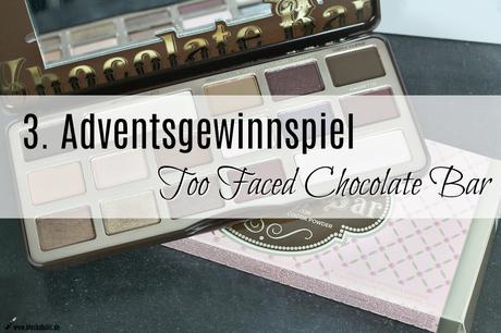 |Liebster Blogger Advent| Gewinnspiel Too Faced Chocolate Bar Palette & mein Festive Look III