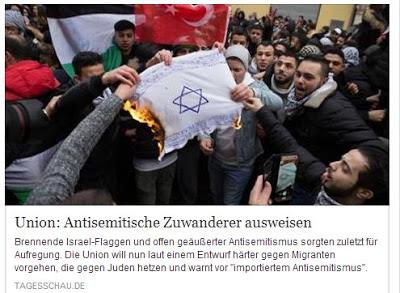 Volksverarschung: CDU/CSU will angeblich 'antisemitische Zuwanderer' ausweisen Volksverarschung: CDU/CSU will angeblich 'antisemitische Zuwanderer' ausweisen