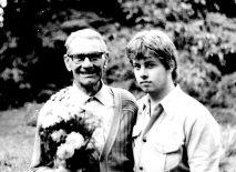 Großvater mütterlicherseits und ich 1981