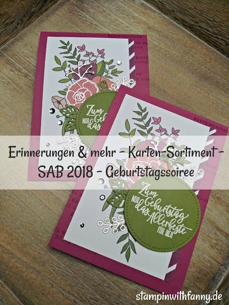 Geburtstagskarte mit SAB-Karten-Sortiment 