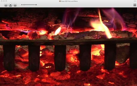 Gaze HD Fireplaces and More bietet insgesamt 11 beruhigende Hintergründe
