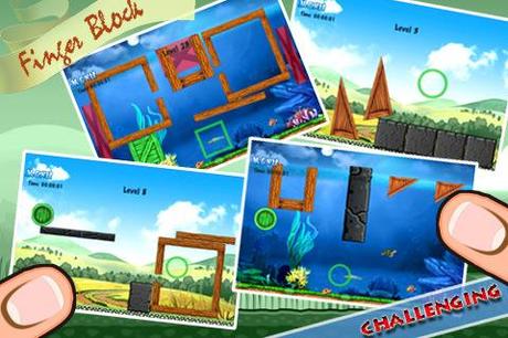 Finger Block – Super schönes MultiTouch Puzzle Spiel für echte Cracks.