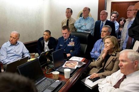 Foto: White House // Beim Tod von Osama war Obama live dabei