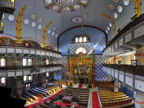 Die orthodoxe Synagoge in der Kazinczy utca - eine der schönsten Synagogen in Budapest