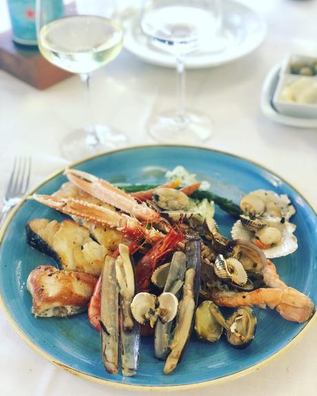 Seafood im Restaurant La Terraza bei Alcudia Mallorca