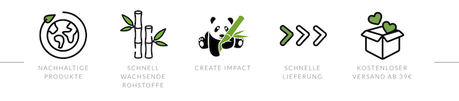 Nicht nur für Pandas der Hit:  nachhaltige Produkte aus Bambus von pandoo!
