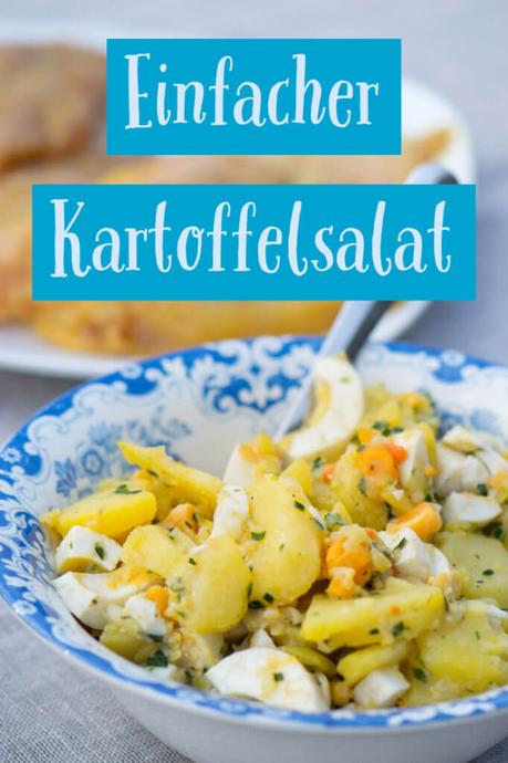 Schneller Kartoffelsalat mit oder ohne Creme Fraiche Schneller Kartoffelsalat mit oder ohne Creme Fraiche