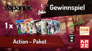 Gewinnspiel: 5 Jahres Gewinnspiel Teil 4 (Action – Paket) Jubiläum Gewinnspiel Action Paket