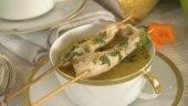 Cremesüppchen aus gelben Linsen Cremesüppchen aus gelben Linsen