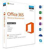Microsoft Office 365 Personal multilingual | 1 Gerät | 1 Jahresabonnement | PC/Mac | Box