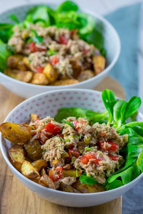 Thunfisch Röstkartoffel Salat Thunfisch Röstkartoffel Salat