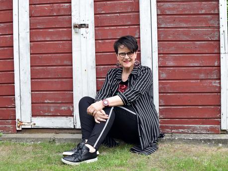 Kimono Style mit Streifen Kimono Style mit Streifen