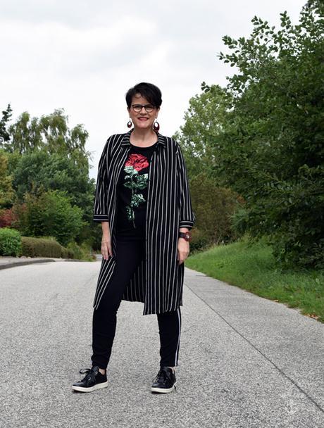 Kimono Style mit Streifen Kimono Style mit Streifen