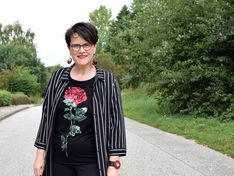 Kimono Style mit Streifen Kimono Style mit Streifen