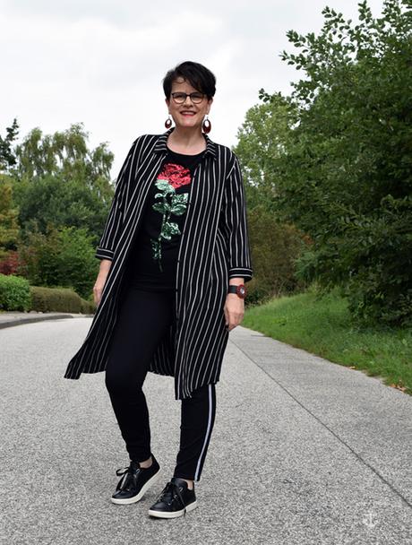 Kimono Style mit Streifen Kimono Style mit Streifen