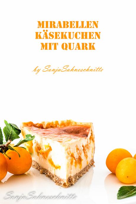 Mirabellenkäsekuchen mit Quark –  small yellow plum cheeschake with curd