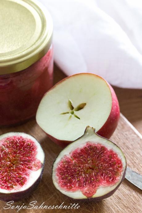 Rezept für Apfel-Feigen-Kompott aus frischen Feigen – ohne Zucker