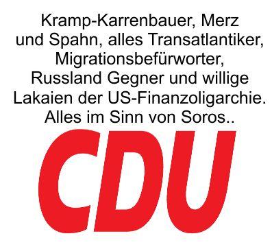 Die möglichen Merkel Nachfolger Kramp-Karrenbauer, Merz, Spahn verändern nicht, sondern führen weiter. Massenmigration geht weiter, nur die Finanzierer sind abzuklären