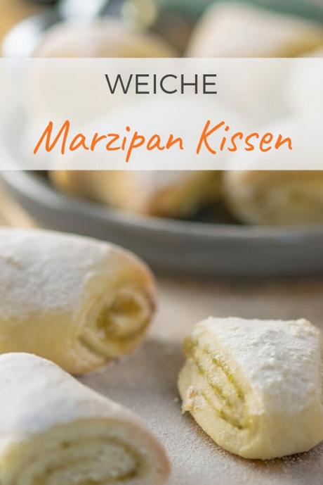Pistazien Marzipan Kissen Pistazien Marzipan Kissen