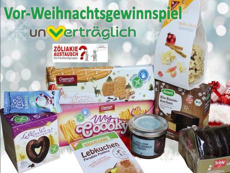 Glutenfreies Vorweihnachtsgewinnspiel mit dem Onlineshop un-vertraeglich.de Gewinnspiel Unverträglich