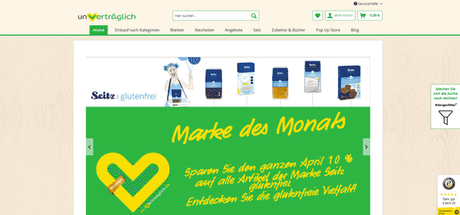Glutenfreies Vorweihnachtsgewinnspiel mit dem Onlineshop un-vertraeglich.de Marke des Monats