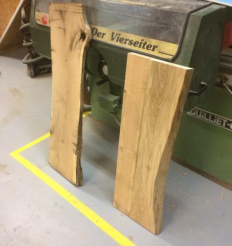 DIY Couchtisch selber bauen aus alten Holzbohlen DIY Couchtisch selber bauen aus Holzbohlen