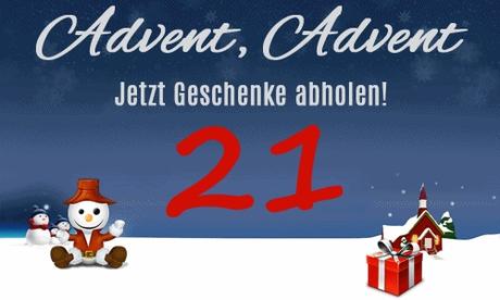 Weihnachtsgiveaway.de mit Adventskalendertürchen Nr. 21