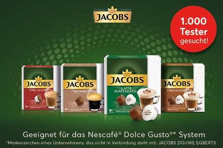 Brandnooz sucht Produkttester für die Jacobs Vielfalt für das Nescafé® Dolce Gusto®* System
