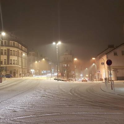 Der erste Schnee im Sauerland