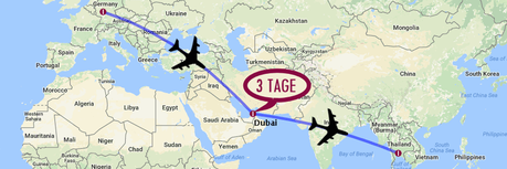 Stopover in Dubai: 3 Tage Kurzurlaub