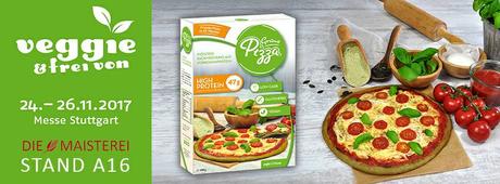 Maisterei die Backmanufaktur für glutenfreie Ernährung – neues Logo – neuer Slogan – neue Produkte Grüne LowCarb Pizza