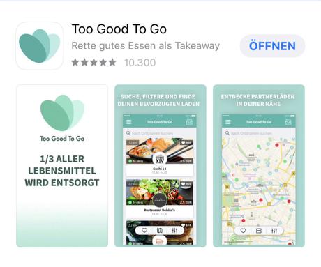 Geld sparen und die Verschwendung von Nahrung vermeiden mit der „TooGoodToGo“ App