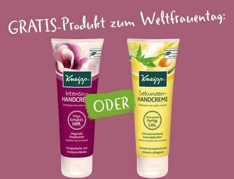 Kneipp Aktion zum Weltfrauentag Kneipp Aktion zum Weltfrauentag
