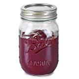 Ball Mason Einmachgläser 490 ml x 6, Deckel mit Gummiring, luft-und wasserdicht Ball Mason Einmachgläser 490 ml x 6, Deckel mit Gummiring, luft-und wasserdicht