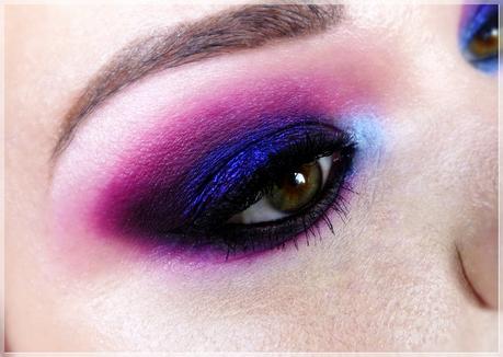 pink violett lila eye makeup 
