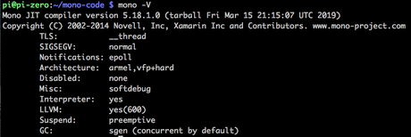 Aktuellste Version mono auf dem Raspberry Pi installieren für C# Programme (Visual C#)