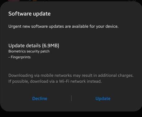 Samsung Galaxy S10: Kleines Systemupdate beschleunigt den Ultraschall-Fingerabdrucksensor Samsung Galaxy S10: Kleines Systemupdate beschleunigt den Ultraschall-Fingerabdrucksensor