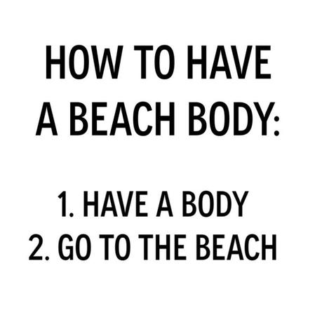 Das mit dem Beach Body