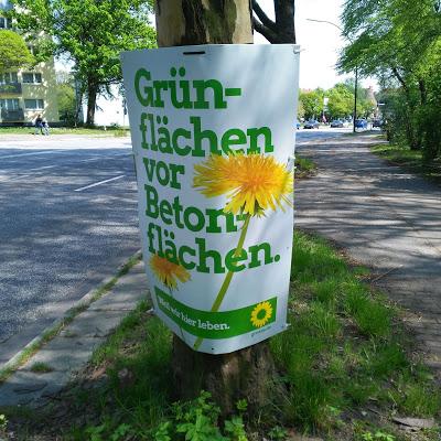 Hamburg: Wahlwerbung der Grünen widerspricht der eigenen Politpraxis
