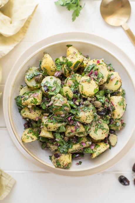 Mediterraner Kartoffelsalat mit Sumach-Dressing