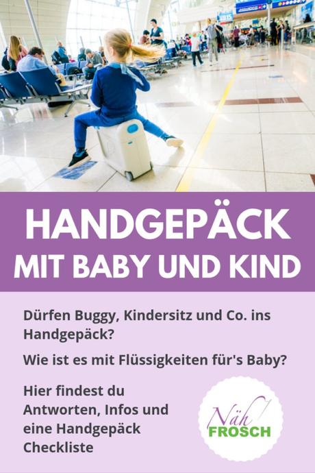 Handgepäck mit Kindern: Das darf mit ins Handgepäck