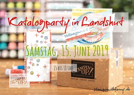 Einladung zur Katalogparty in Landshut