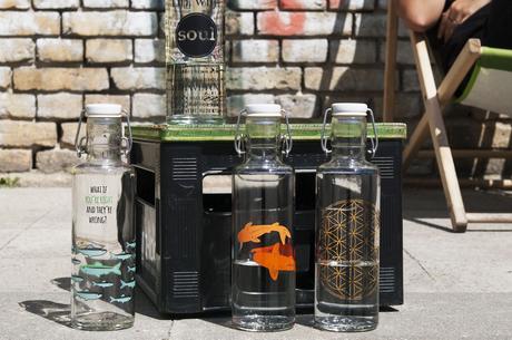 Nachhaltige Trinkflaschen aus Glas von Soulbottles