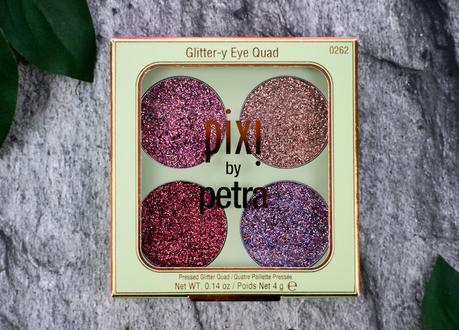 Ohne Glitzer - ohne mich:  die brandneuen Glitter-y Eye Quads von PIXI by Petra!