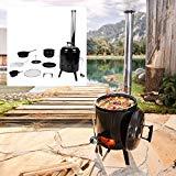 Gulaschkanone Test 2019 – Die besten Gulaschkanonen im Preisvergleich BRAST Eintopfofen mit Grillfunktion Ofen Kugelgrill Barbecue Grill Outdoor-Küche Gulaschkanone Suppenkessel Hähnchenbräter Ungarischer Gulaschkessel aus Stahlblech emailliert Dreibein inkl. Zubehör