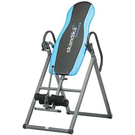 Inversionsbank Test 2019 – Die besten Inversionsbänke im Preisvergleich skandika Gravity Coach Klappbarer Inversionstisch, Schwerkrafttrainer und Rückentrainer, Inversionsbank- Inversion Table bis 135 kg belastbar, blau