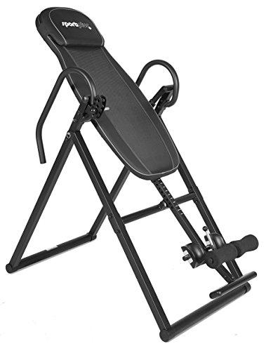 Inversionsbank Test 2019 – Die besten Inversionsbänke im Preisvergleich SportPlus Inversionsbank, klappbarer Schwerkrafttrainer, Inversion Table mit 6 Inversionswinkel, Streckbank zur Entlastung der Wirbelsäule, Nutzergewicht bis 135 kg, Rückenstrecker, Sicherheit geprüft